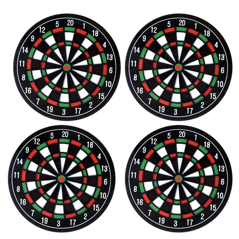 ABH 4pcs Dart Board Cup Pads Coaster Non-slip Placemat Mat