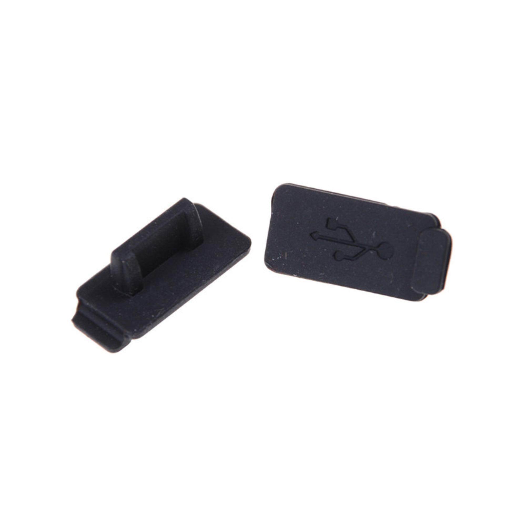 Durable Black PC Laptop USB Plug Cover Stopper Rubber Soft Silicon Dust Cap