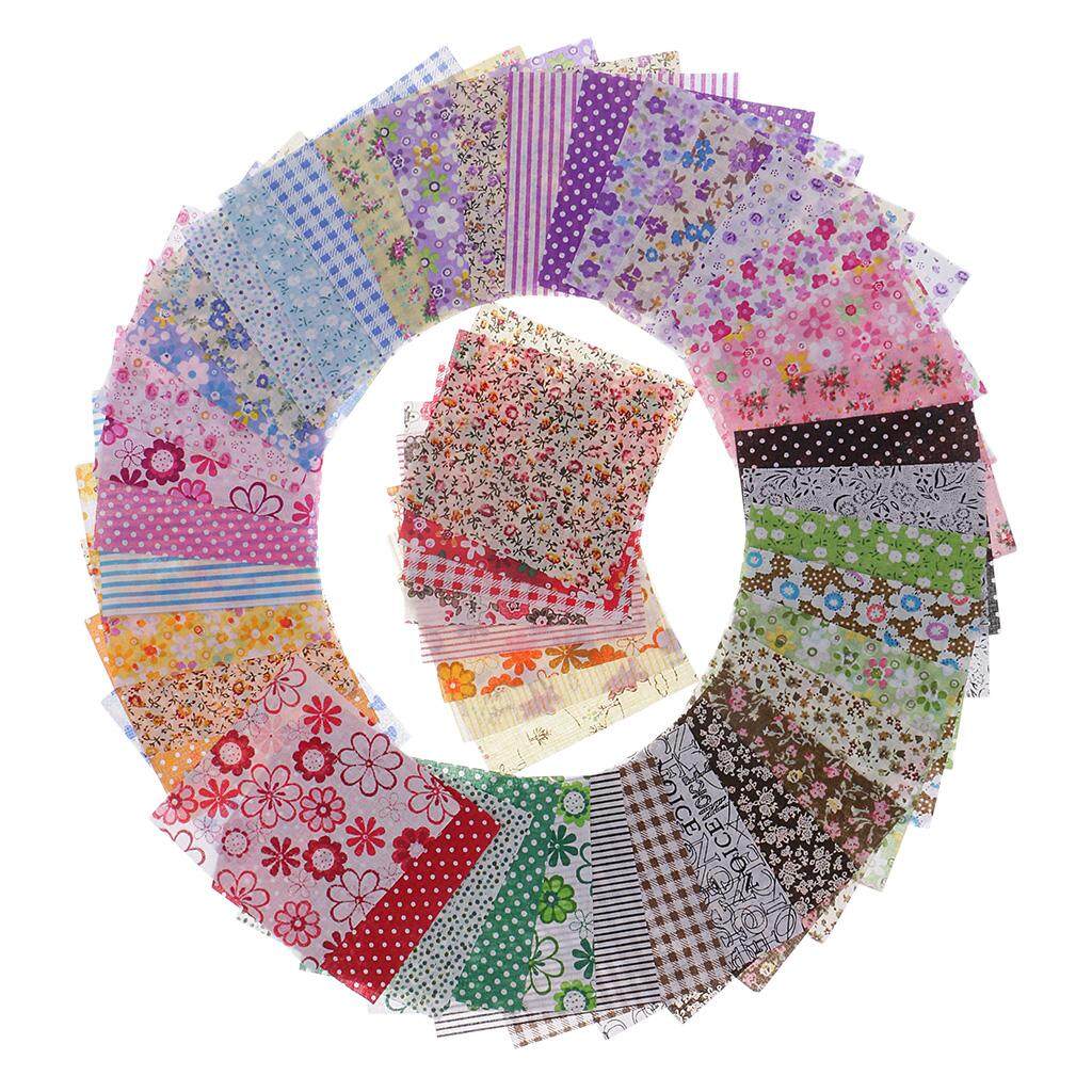 30pcs Floral Printed Cotton Fabric for Sewing Cloth Bedding Patchwork 50x5cm