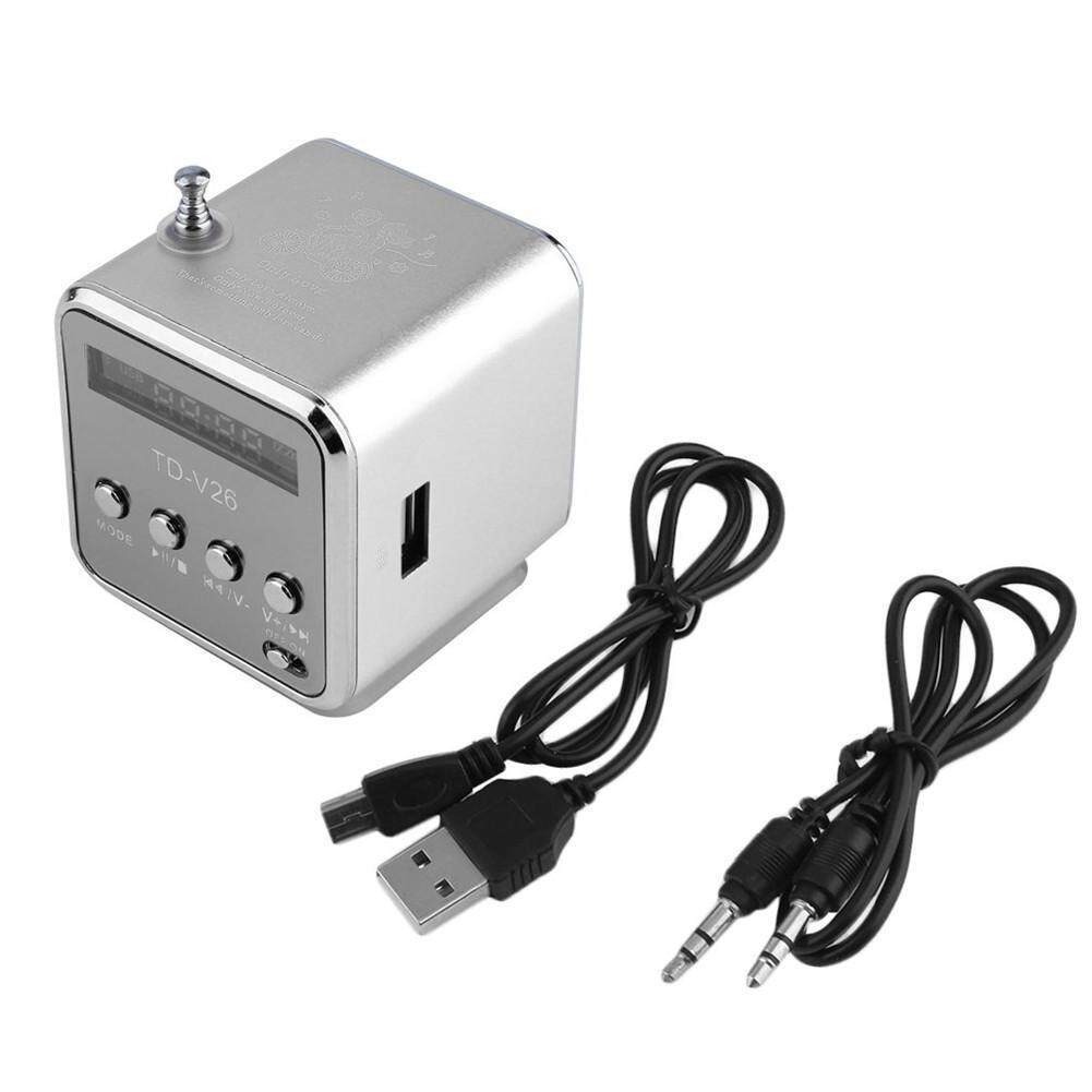 SunnyShop Mini Micro USB Stereo Loa Di Động Nghe Nhạc FM Đài Phát Thanh cho MÁY TÍNH MP3/4 Máy Tính Xách Tay