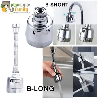360 Degree Swivel Aerator For Kitchen And Bathroom Faucet Lazada