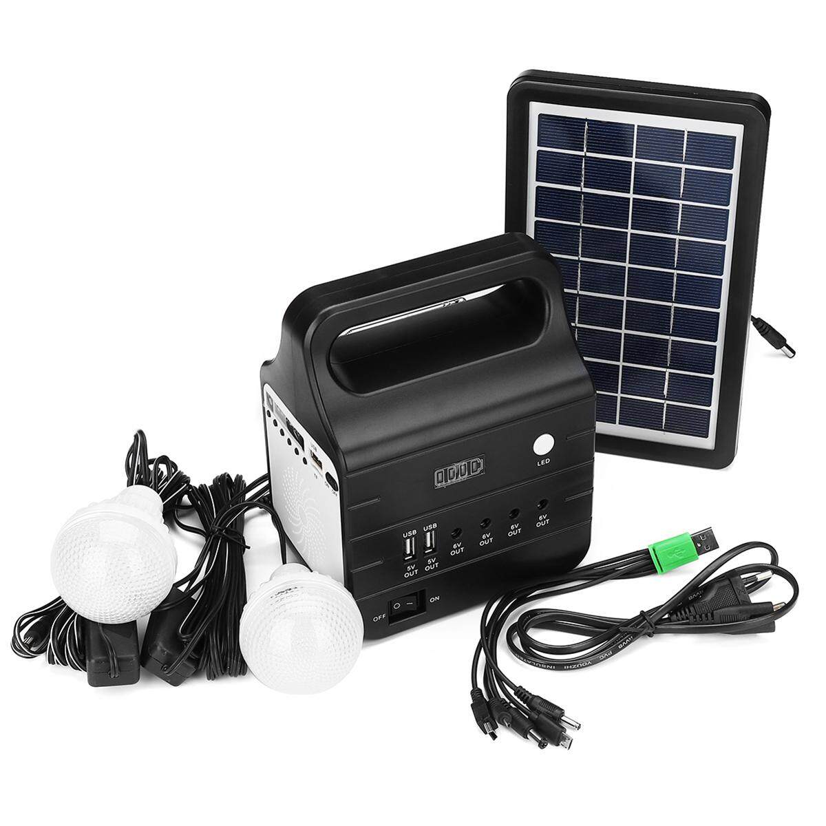 Solar Power Panel Generator Energy Kit Portable Home Solar Energy Power Generation Lighting System - intl