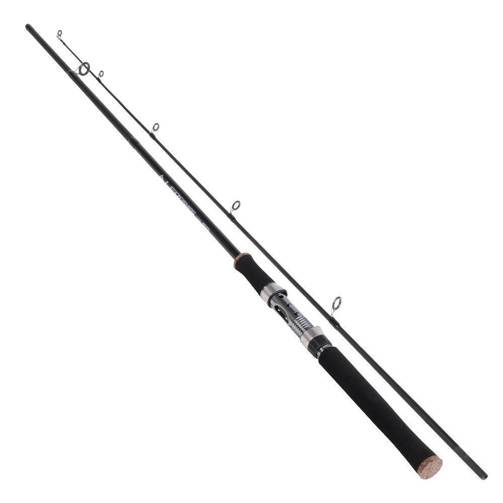 1.8M Portable Lightweight Fiberglass Fishing Rod 2 Sections Spinning Lure Rod Pole Fishing Tackle