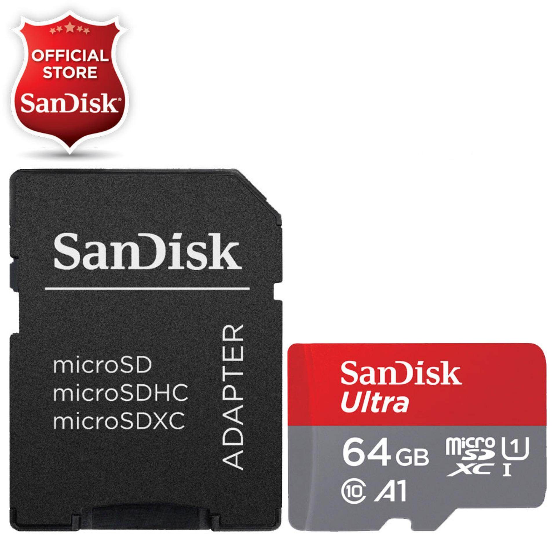 SanDisk Ultra Micro SD Memory Card 16GB 98MB s A1 Class 10 UHS I SanDisk Ultra Micro SD Memory Card 16GB 98MB s A1 Class 10 UHS I microSDHC with SD Card Adapter SDSQUAR