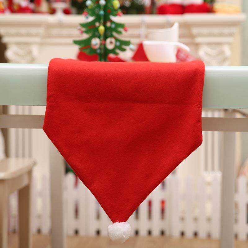 Christmas Table Runner Mat Tablecloth Christmas Flag Home Party Decor Red Table Runners - intl