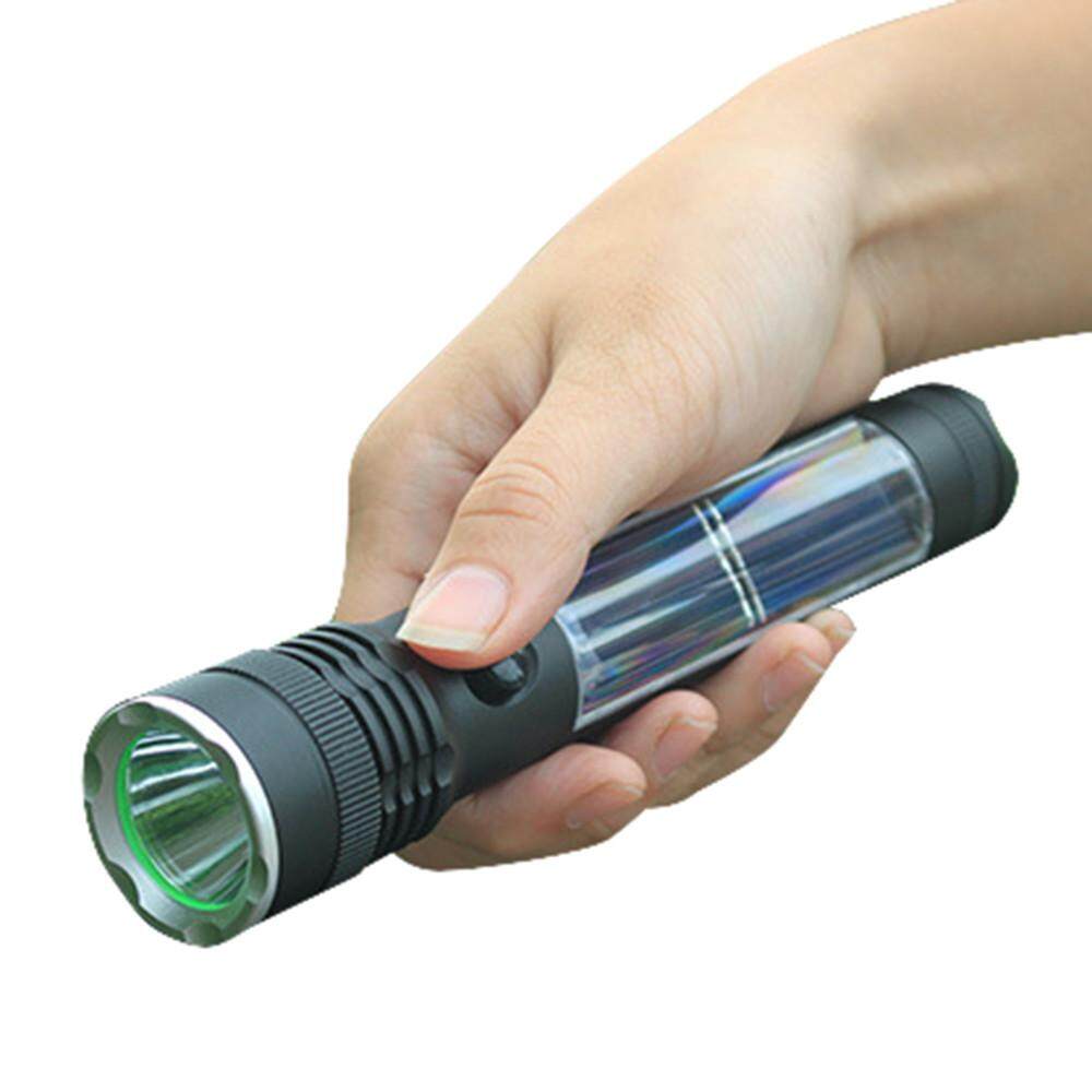 Outdoor Solar Rechargeable Camping Flashlight Rechargeable Mobile Phone