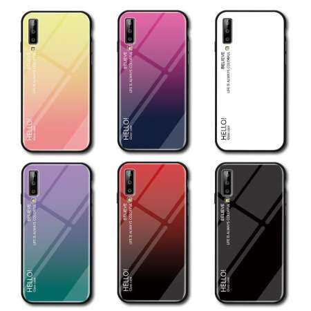 For เคส Samsung Galaxy A7 2018 Case Rugged Armor protective Back Cover Cases
