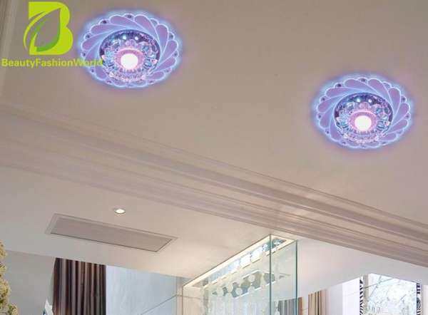 New Crystal Efficient Ceiling Blue Light Superior Durable Lamp Chandelier - intl