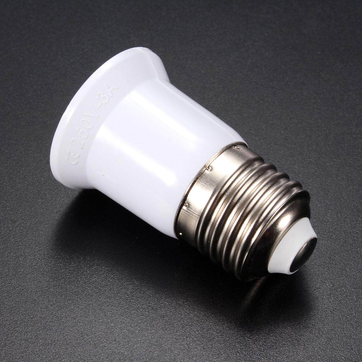 10pcs E27 to E27 Base Screw LED Light Lamp Bulb Holder Adapter Socket Converter 220V