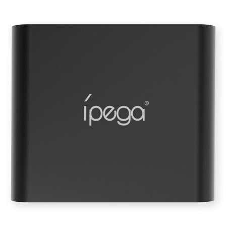 Ipega PG-9096 แป้นพิมพ์บลูทูธ - สายพร้อมหัวแปลงอะแดปเตอร์สำหรับ Android สมาร์ทโฟน/แท็บเล็ตสนับสนุนเกม FPS, ROS, มีด OUT - สีดำ