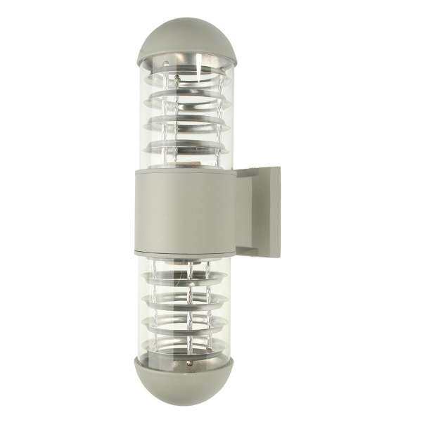 (photo)New LED Outdoor Wall Sconce Up&Down Lamp Waterproof Light Fixture Garden Patio # Grey - intl