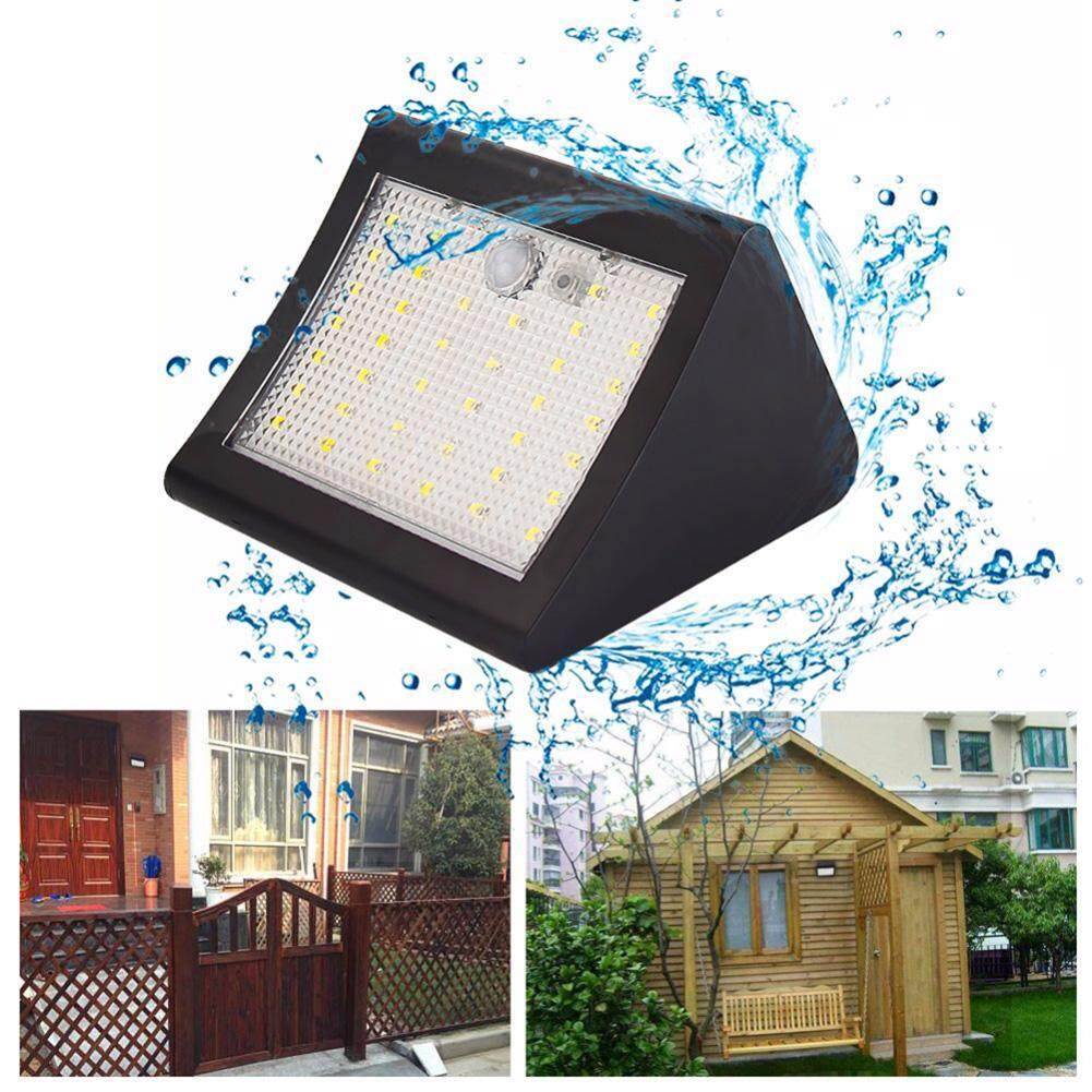 Newlifestyle 500LM Solar 38LED Body Induction Light Waterproof Garden Wall Lamp - intl(Antique White)