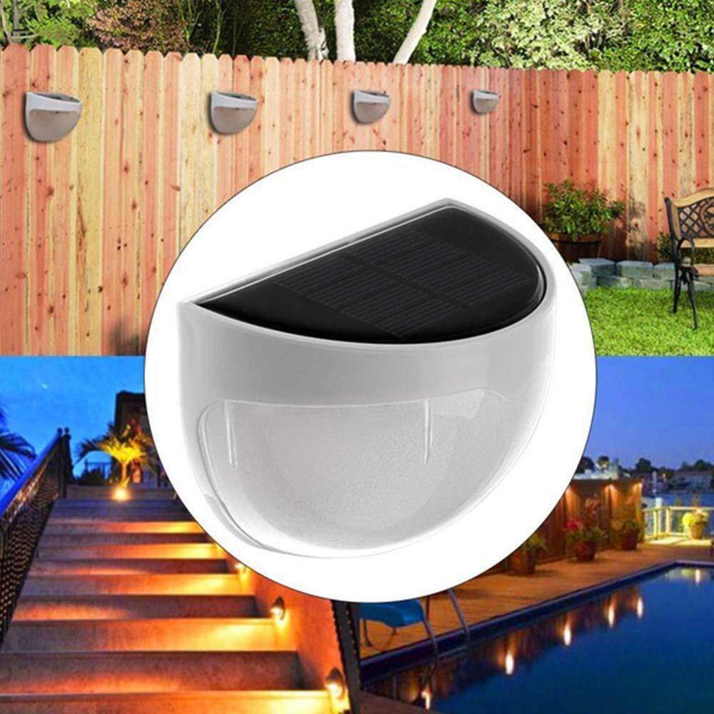 leegoal Waterproof LED Solar Wall Lamp,6Leds Sensor Light For Outdoor Garden Fence