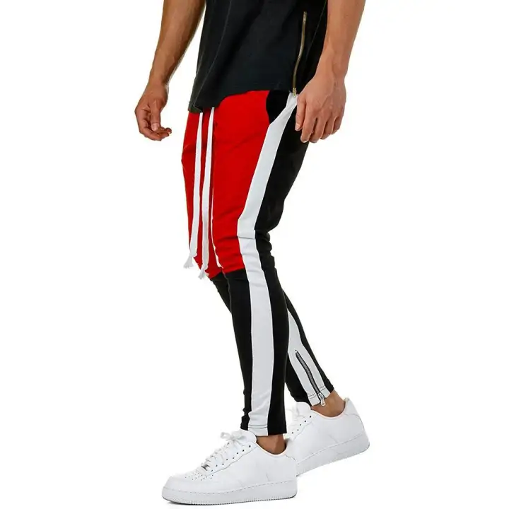 color block track pants