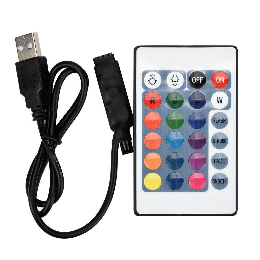 JY RGB USB Dây Đèn LED HỒNG NGOẠI Điều Khiển Từ Xa RF Điều Khiển 24 Phím 3528 5050 Đèn DC12V