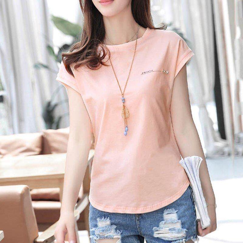 INWPLLR Summer T-shirt Women Tops Tees Female Batwing Sleeve Tee
