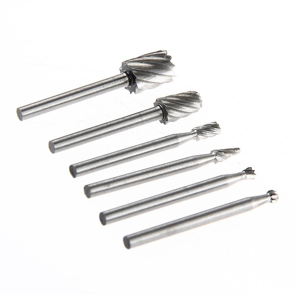 6Pcs HSS Router Bits Set   for  Dremel Grinding Carving Shaping Rotary Tools
