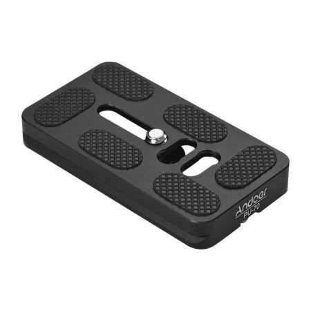 Andoer PU-70 70 มิลลิเมตรอุปกรณ์เพิ่มสมรรถภาพจักรยานแผ่นเพลต ARCA Swiss สำหรับขาตั้งกล้อง - INTL