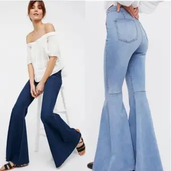 bell bottom jeans stretch