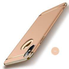 iPhone X Phone Case 3 in 1 Anti-Scratch Shockproof Cover Electroplate Frame with Coated Surface Excellent Grip Casing