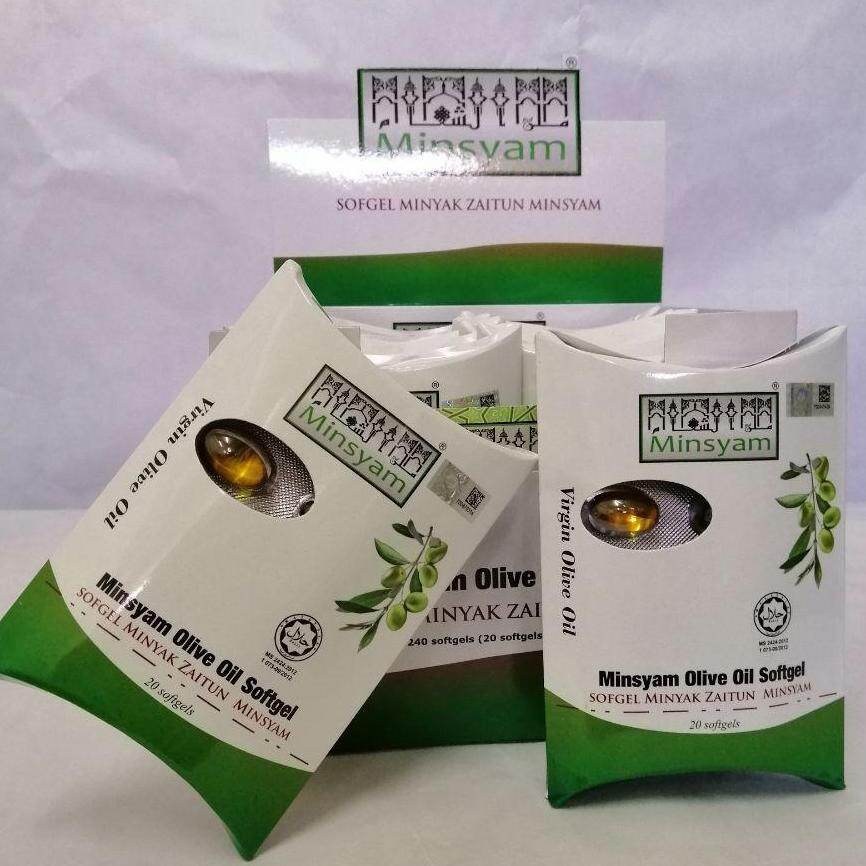 Ready Stock Expired 11 2022 Minsyam Extra Virgin Olive Oil Zaitun 240 Softgels 1 Box Lazada