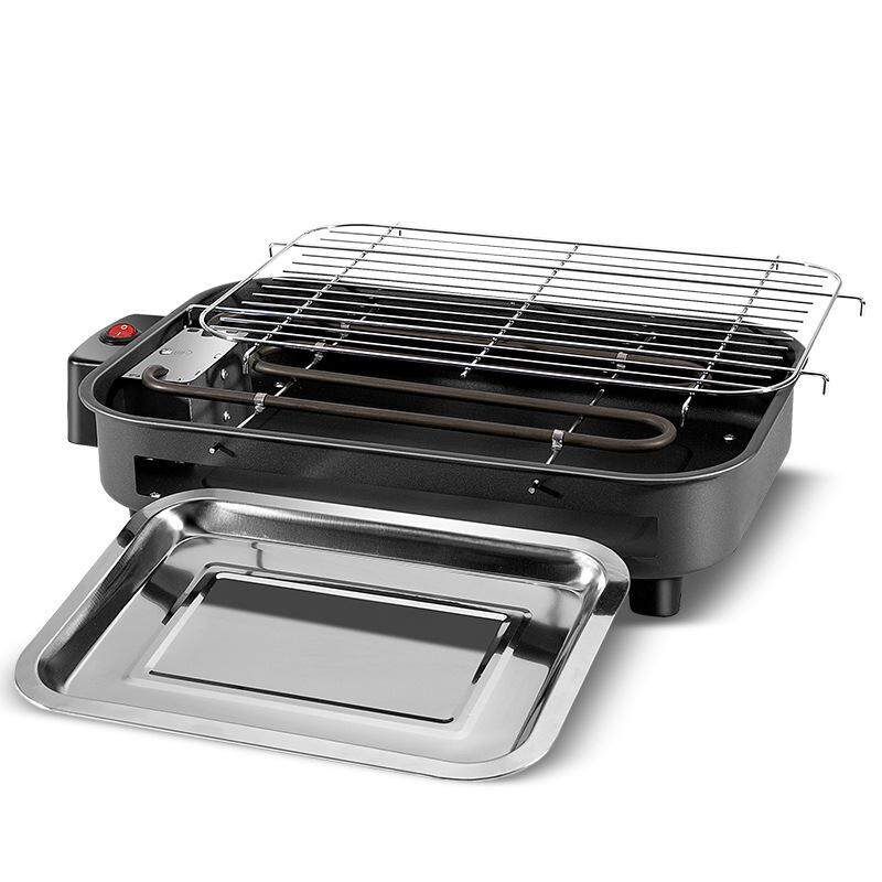 Multi-function electric grill home electric baking pan smokeless teppanyaki bbq barbecue