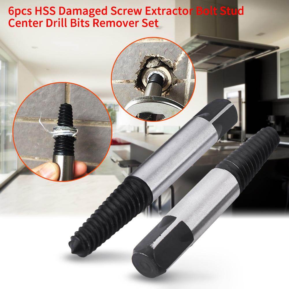 6 Cái Thực Tế HSS Hư Hỏng Vít Vắt Bolt Stud Removal Set Cho Hộ Gia Đình