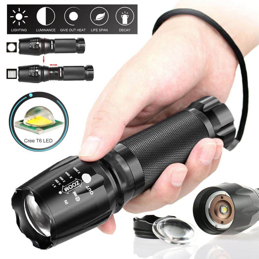 G700 X800 LED Zoom Military Grade Tactical Flashlight Shadowhawk