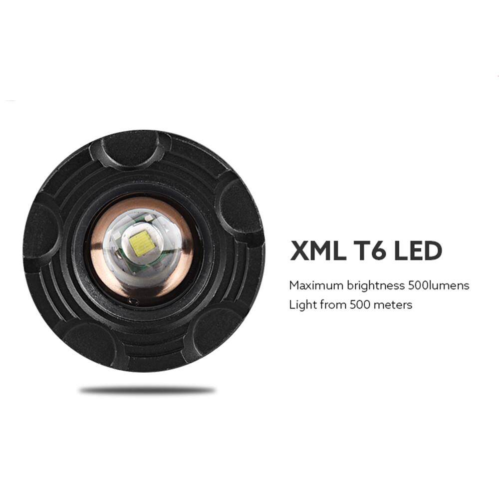 XM-L T6 LED Focus Headlight Head Lamp Zoomable + 2x18650 +Charger