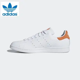 stan smith white orange