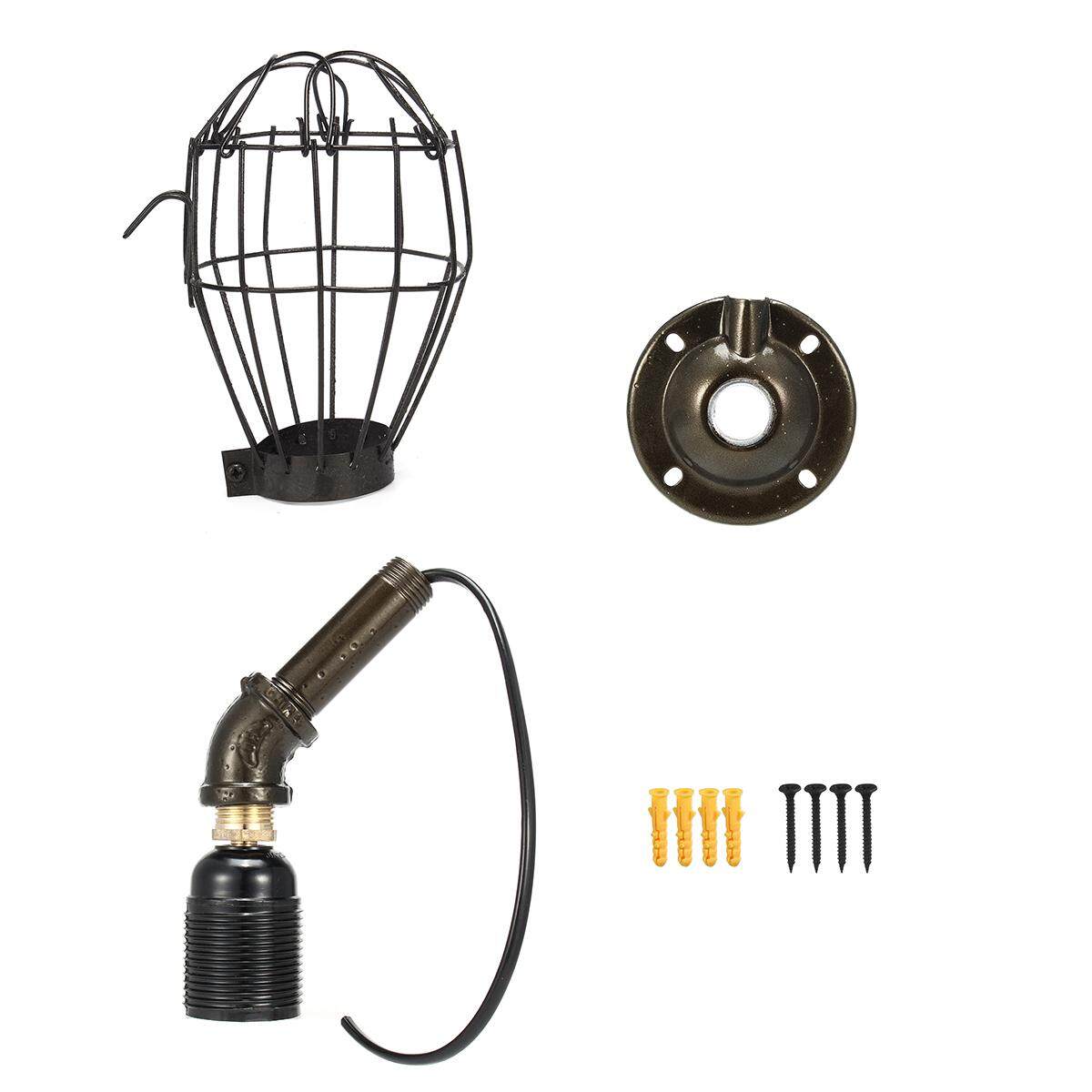 industrial loft metal pipe wall light Without light bulb - intl