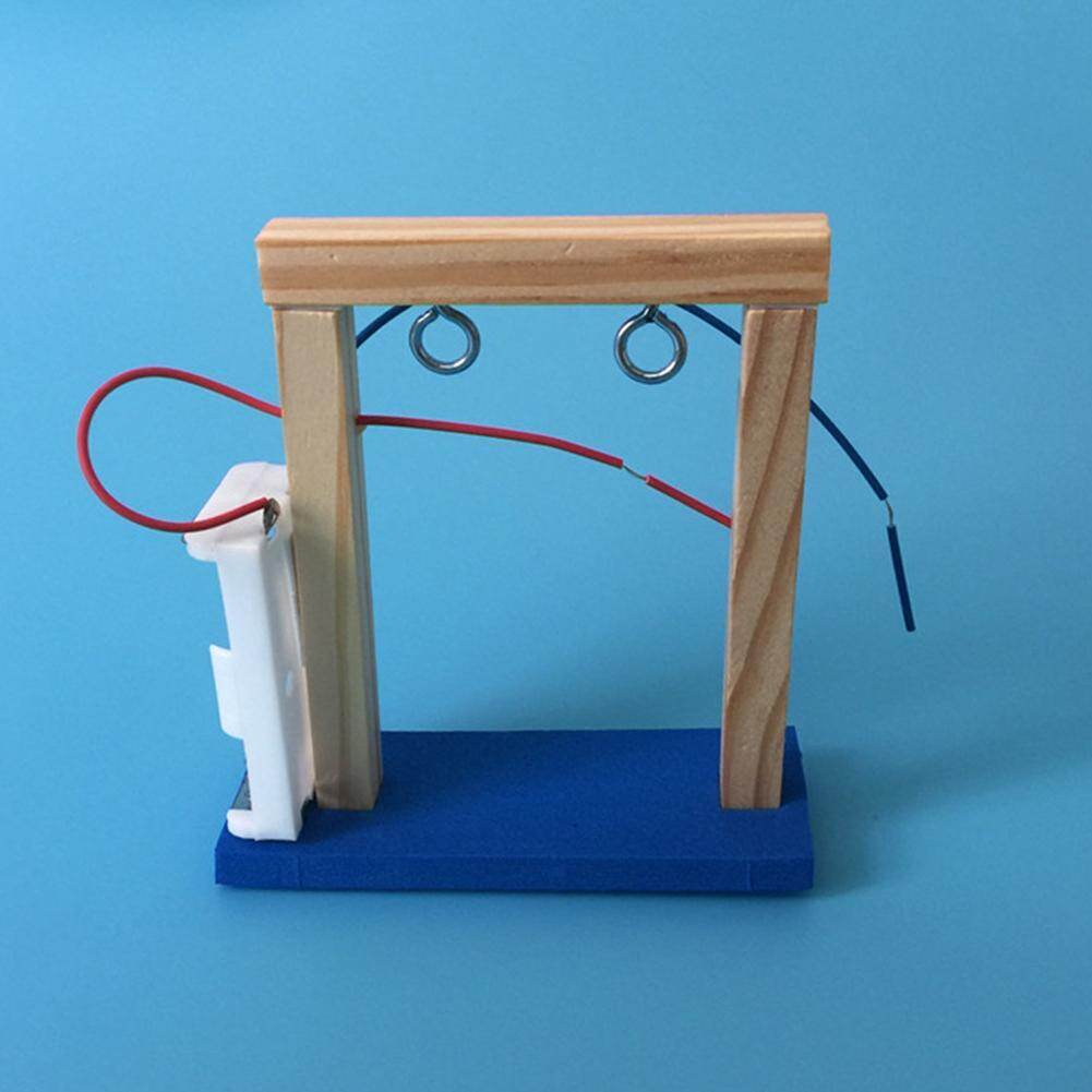 DIY Handmade Invention Experiment Wood Science Swing Set Educational Toy