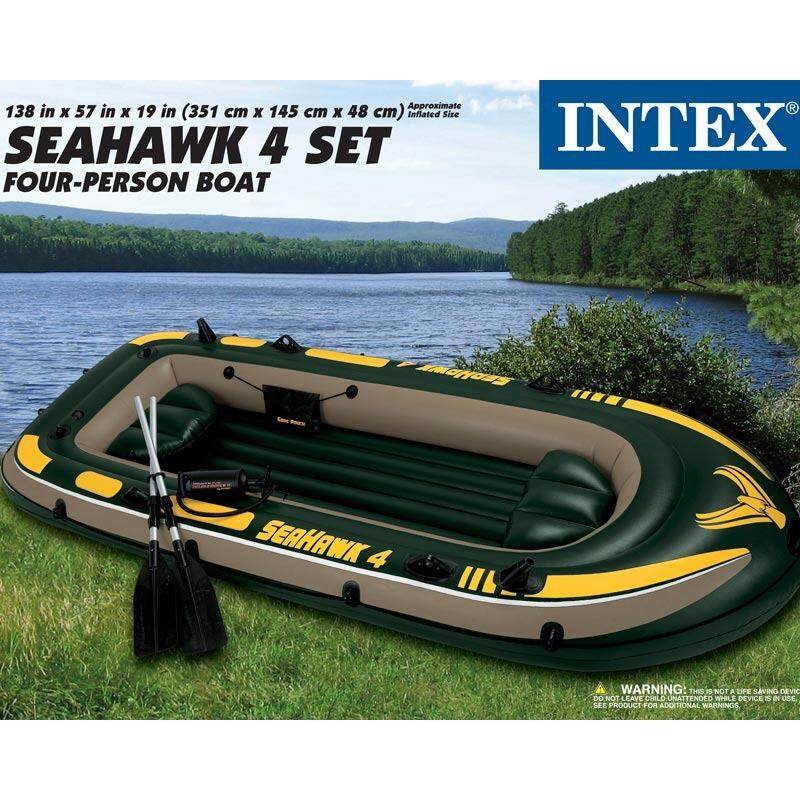 Supersport Seahawk 4 Persons Kayak Rescue Fishing Inflatable Boat
