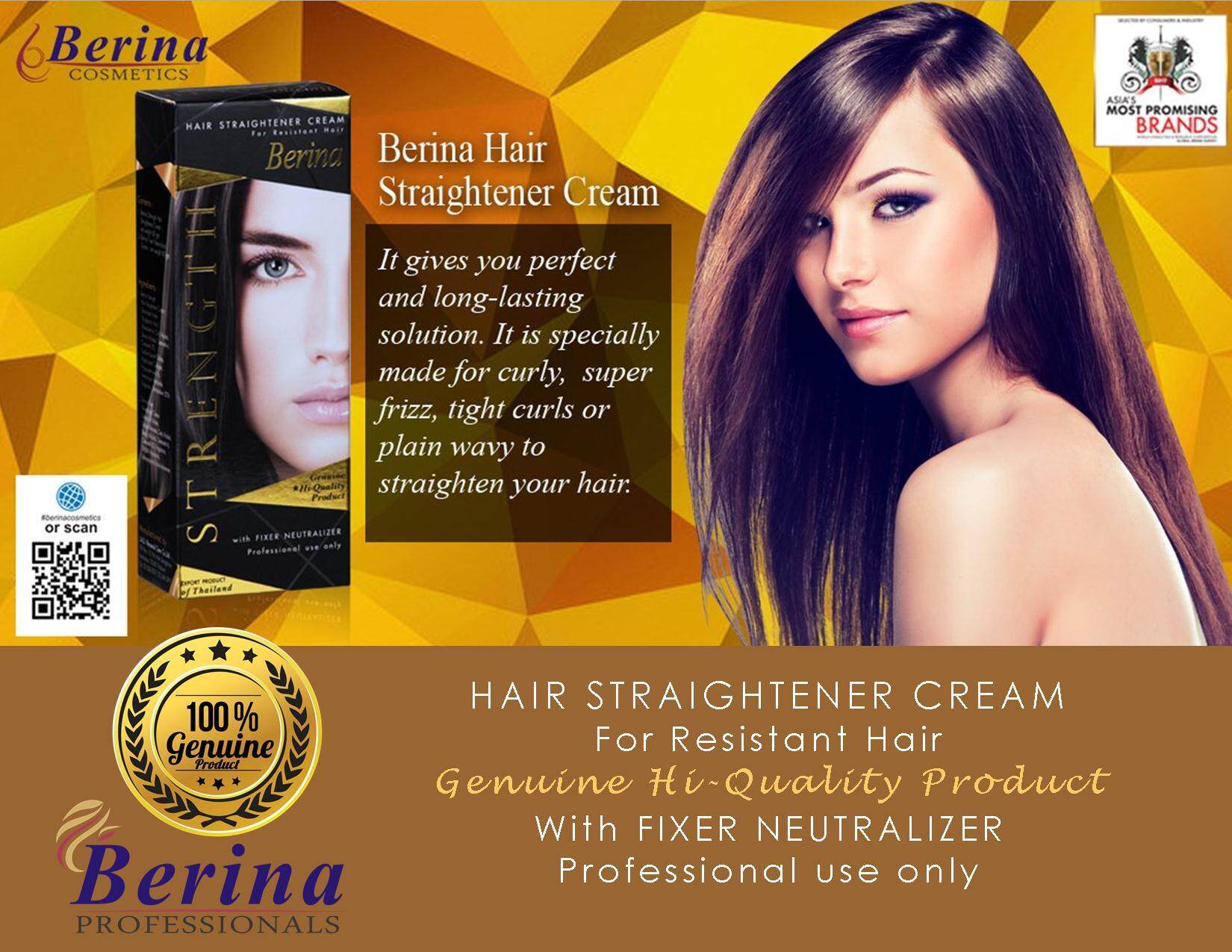 Berina Hair Straightener Cream (60g+60g+12ml) | Lazada Berina Hair Straightener Cream (60g+60g+12ml) | Lazada