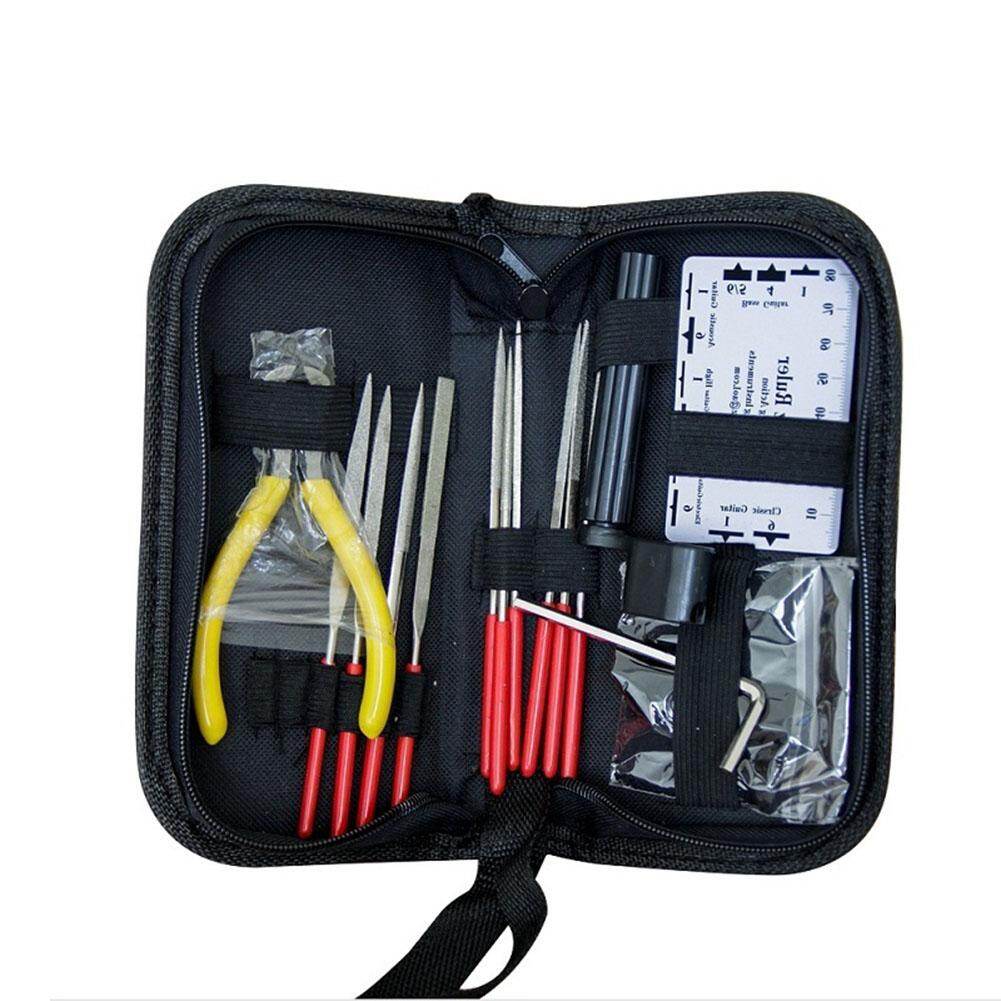 Guitar Care Tool Set Professional Repair Maintenance Tech Kit for Acoustic Electric Bass Guitar Tools Kit Specification:Accessories color random