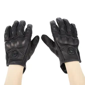 leather motocross gloves