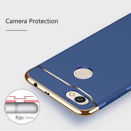 3 in 1 Matte Hard เคสโทรศัพท์ฝาครอบป้องกันสำหรับ OPPO F7 ผู้ถือแหวนขาตั้ง