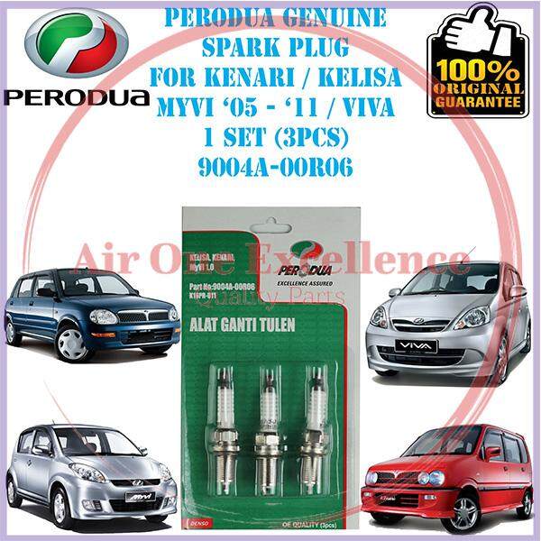 Perodua Genuine Spark Plug For Kenari Kelisa Myvi Viva 9004a 00r06 Lazada