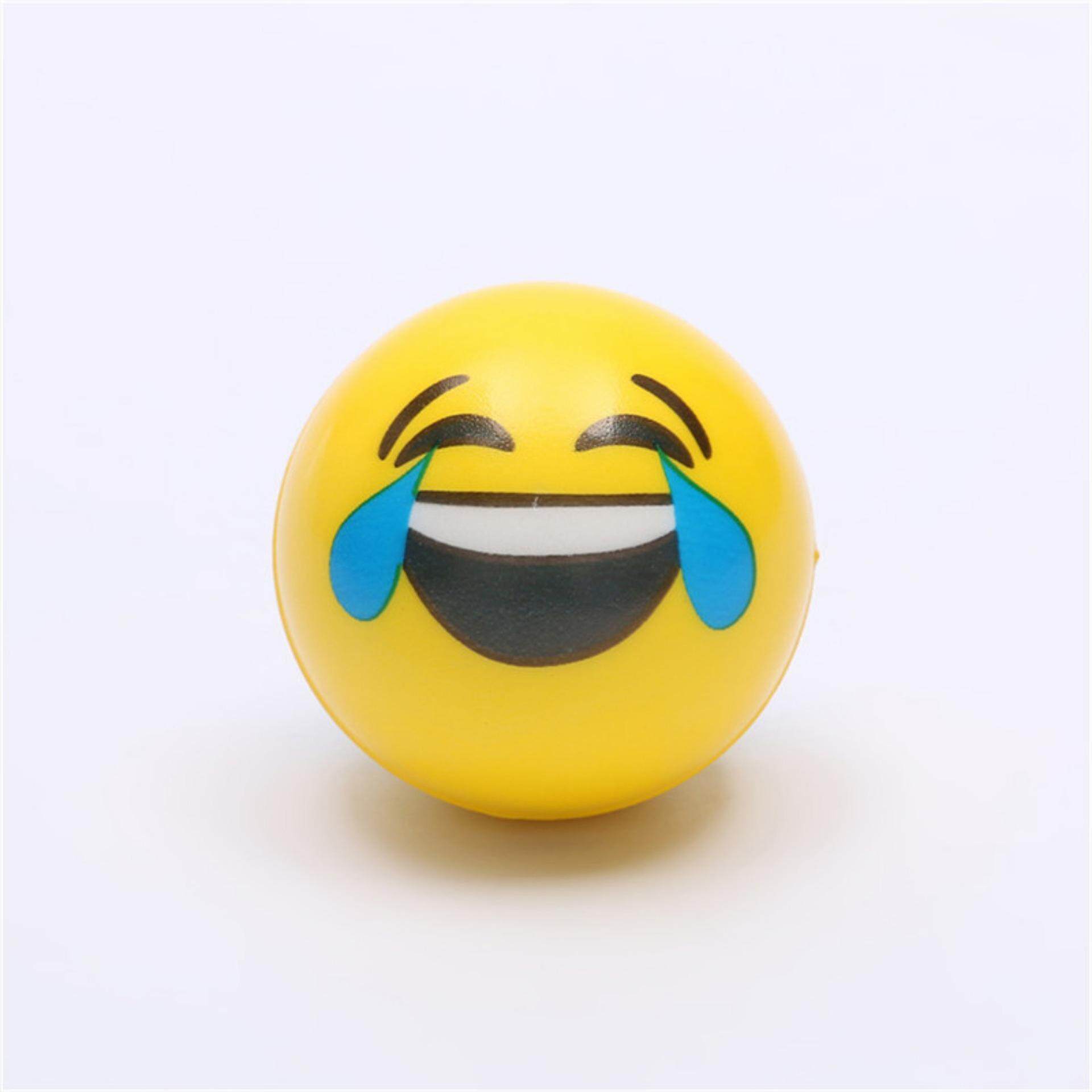 6.3cm Stress Ball Novetly Emoji Squeeze Ball Exercise Stress Ball Pu