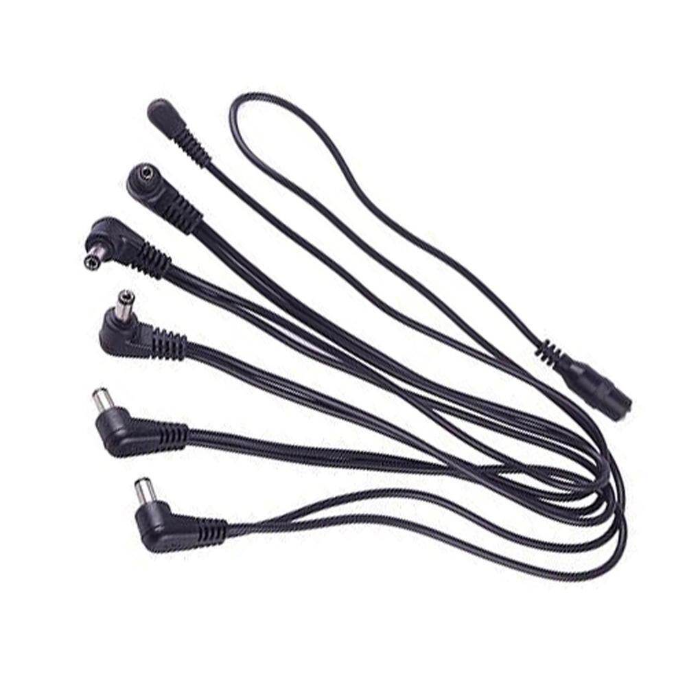 9V DC 1A 6 Way Guitar Effect Pedal Daisy Chain Power Supply Cable - intl