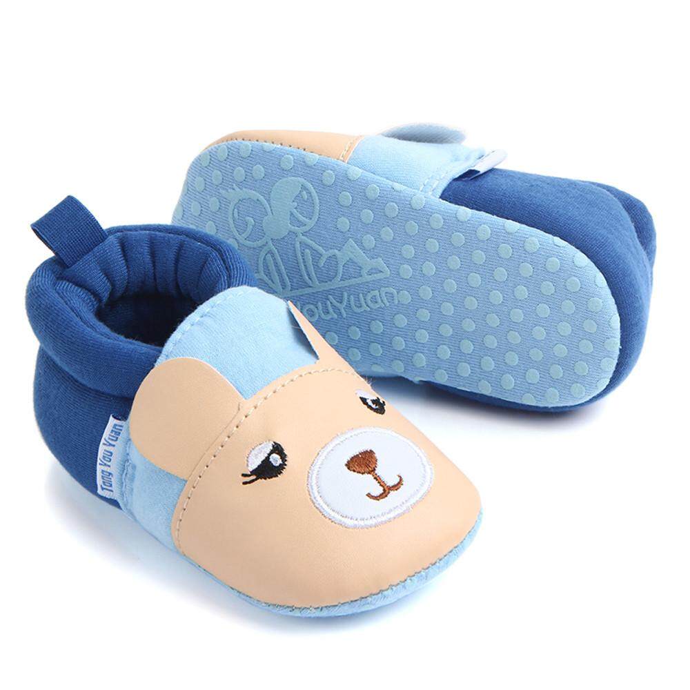 Cute Boy Girl Shoes Baby Soft Shoes Fring Soft Soled NonSlip Footwear Crib Shoes