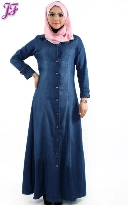 jubah denim