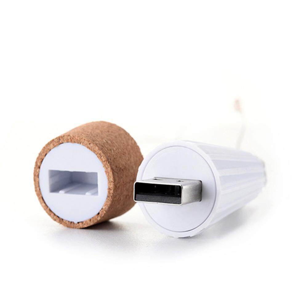 USB Dây Đèn Sạc Tiên Chai Nút Chai 15 Đèn Led Thanh/Trang Trí nhà Cửa