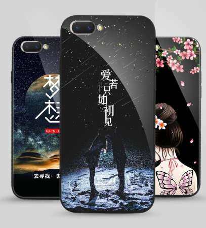 360 องศาคลุมทั้งหมดกระจกเทมเปอร์เคสโทรศัพท์สำหรับ OPPO A3S A5 ป้องกันโทรศัพท์มือถือฝาครอบกรณีแก้วเคสโทรศัพท์สำหรับ OPPO A3s A5 กลับและด้านหน้าอุปกรณ์เสริมมือถือ