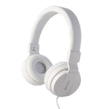 CANGLEX แบบพกพาหูฟังเกมลึกหูฟังเน้นเสียงเบสหูฟัง 3.5 มิลลิเมตร (สีขาว) - INTL