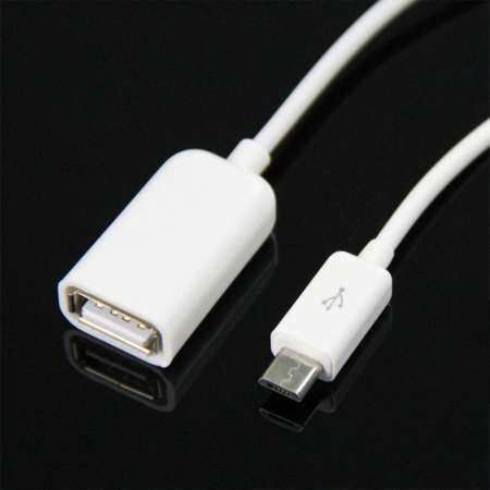 ไมโคร USB ไปยัง USB 2.0 โฮสต์แปลงสายโทรศัพท์มือถือ Samsung