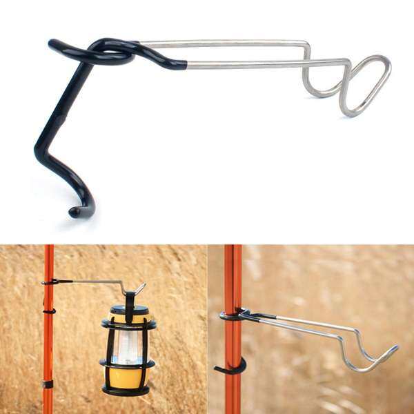 Outdoor Camp Lantern Hook 304 Stainless Steel Light Clamp Holder - intl