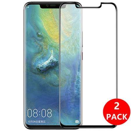 【 2 PACK】New Full ป้องกันหน้าจอของ Huawei Mate 20 Pro ป้องกันการระเบิดผิวกระจกเทมเปอร์ฟิล์มกันรอยสำหรับ Huawei Mate20 pro