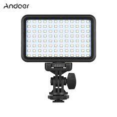 Andoer PAD96 LED Video Light 6000K Dimmable Fill Light Continuous Light Panel 7.5W CRI90+ with Camera Mount and CT Filter for DSLR ILDC Cameras Light Stand for Small Product Portrait Photography