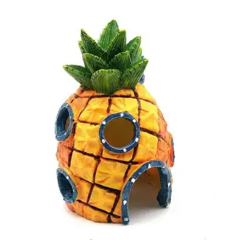 Mini Aquarium Decorations Spongebob Pineapple House Cartoon